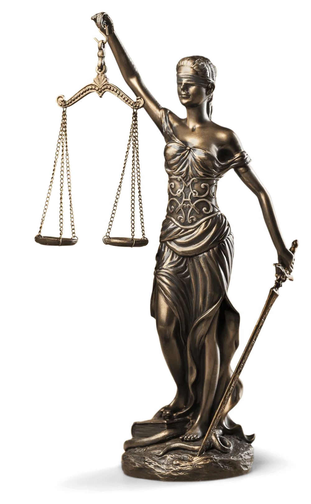 Lady Justice statue representing Murati Law